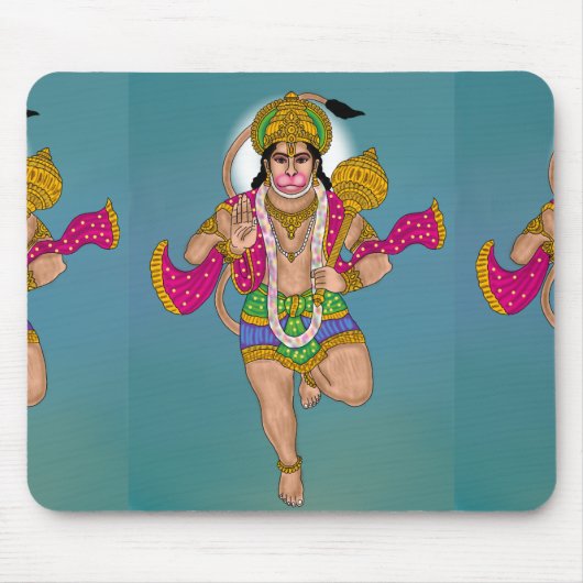 Lord Hanuman Mouse Pad マウスパッド (正面)