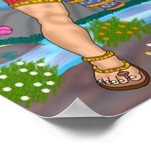 Lord Hanuman Poster ポスター (角)