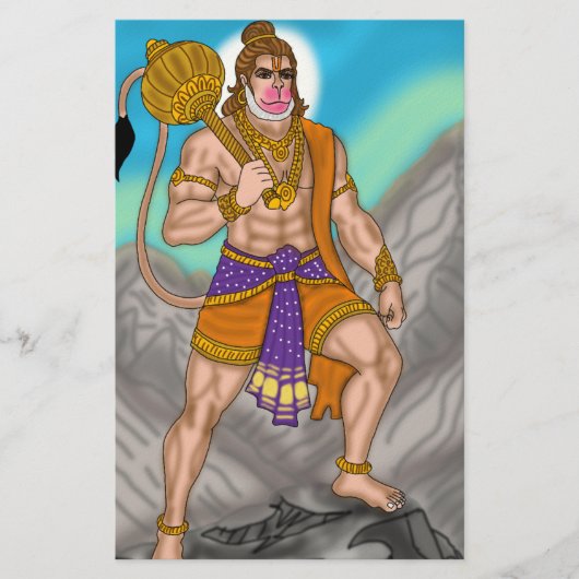 Lord Hanuman Stationery 便箋 (正面)