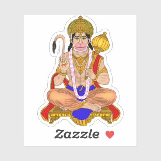 Lord Hanuman Sticker シール (シート)