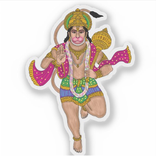 Lord Hanuman Sticker Pack シール (正面)