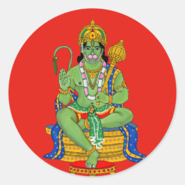 Lord Hanuman Stickers ラウンドシール