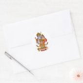 Lord Hanuman Stickers ラウンドシール (封筒)