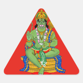 Lord Hanuman Stickers 三角形シール