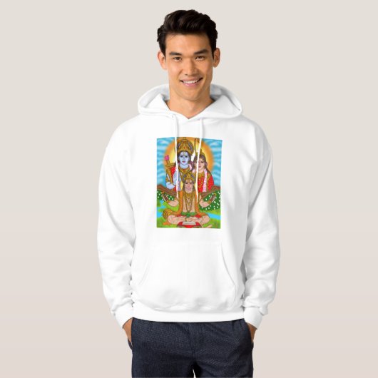 Lord Hanuman Sweatshirt / T-Shirt パーカ (正面フル)