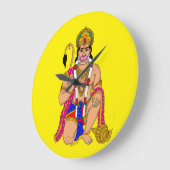Lord Hanuman Wall Clock ラージ壁時計 (傾斜)