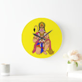 Lord Hanuman Wall Clock ラージ壁時計 (ホーム)