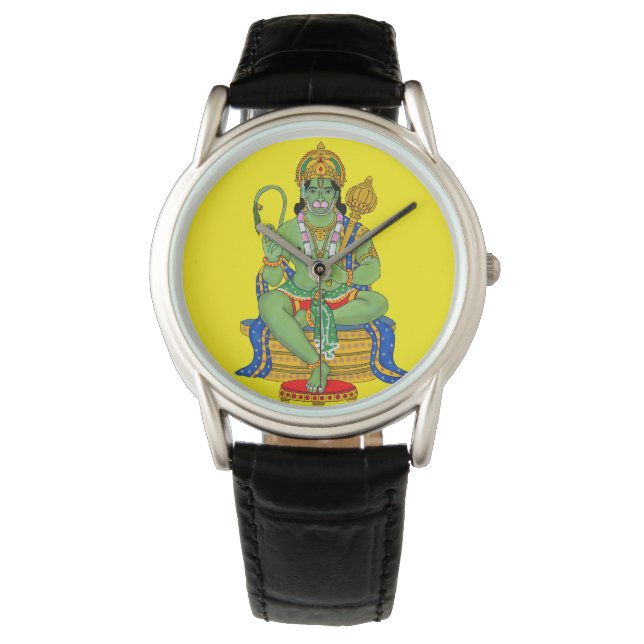 Lord Hanuman Wall Clock 腕時計 (正面)