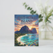 Lord Howe Island Australia ポストカード (スタンド正面)