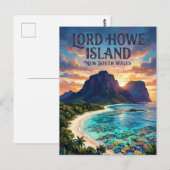 Lord Howe Island Australia ポストカード (正面/裏面)