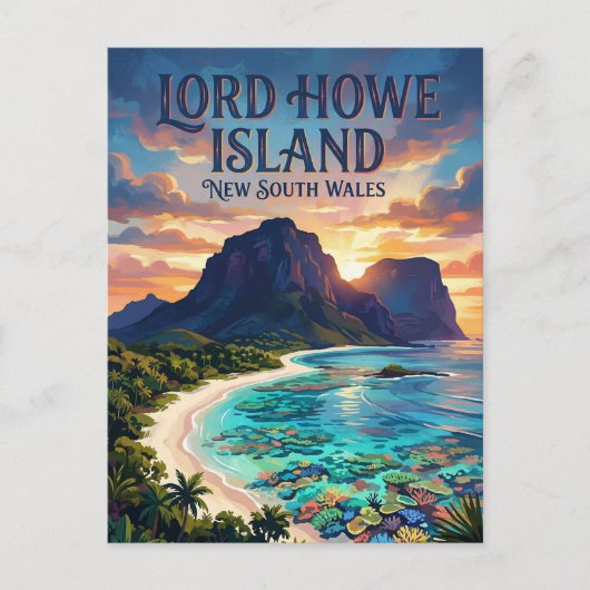 Lord Howe Island Australia ポストカード (正面)