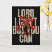 Lord I Can’t But You Can  カード (黄色い花)