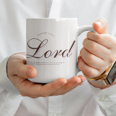 Lord is merciful than a mother コーヒーマグカップ