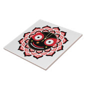 Lord Jagannath Face Chakra Hindu Deity タイル (側面)