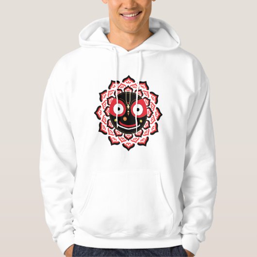 Lord Jagannath Face Chakra Hindu Deity パーカ (正面)