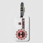Lord Jagannath Face Chakra Hindu Deity ラゲッジタグ (正面縦)