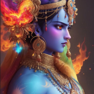 Lord Krishna – スーパーヒーロー Tシャツ