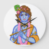 Lord Krishna Clock ラージ壁時計 (正面)