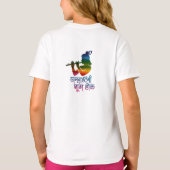 Lord Krishna Janmashtami Marathi Greeting - Colorf Tシャツ (裏面)