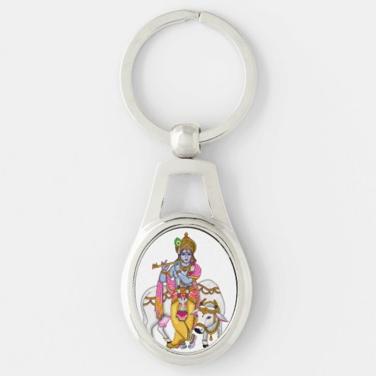 Lord Krishna Keychain キーホルダー (正面)
