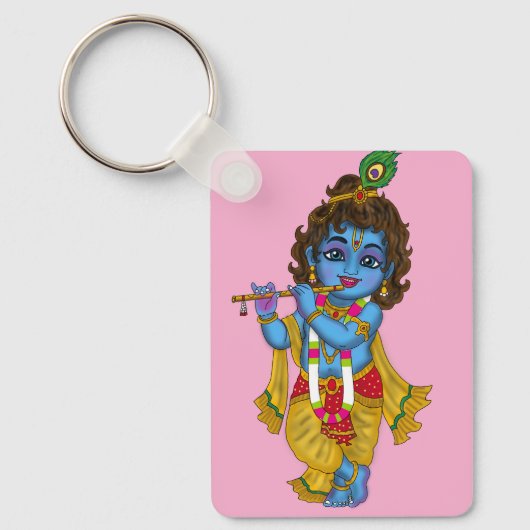 Lord Krishna Keychain キーホルダー (正面)