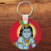 Lord Krishna Keychain キーホルダー (正面)