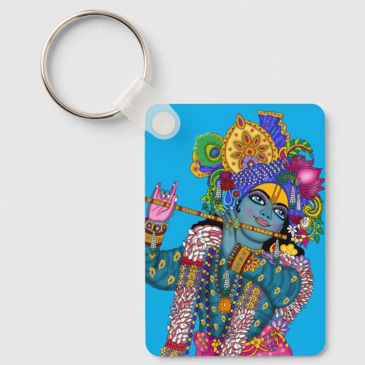 Lord Krishna Keychain キーホルダー (正面)