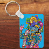 Lord Krishna Keychain キーホルダー (正面)