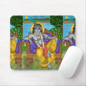 Lord Krishna Mouse Pad マウスパッド (マウス)