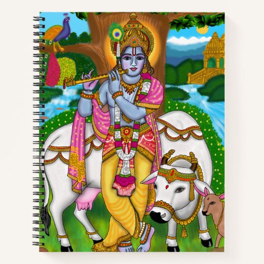 Lord Krishna Stationery ノートブック (正面)