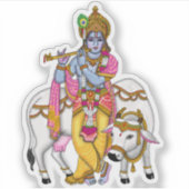 Lord Krishna Sticker シール (正面)