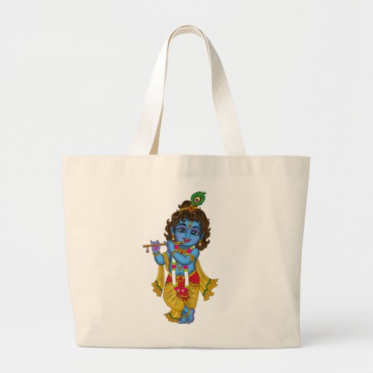 Lord Krishna Tote Bag ラージトートバッグ (正面)