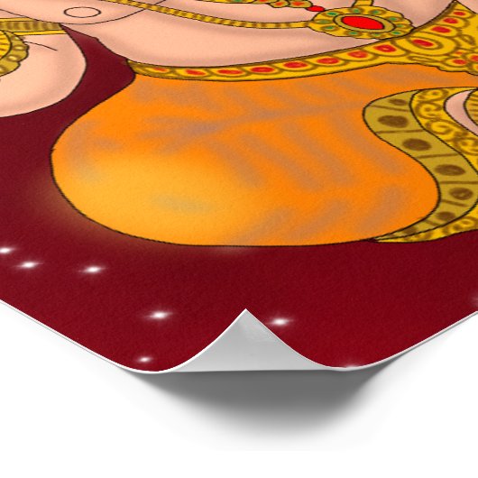 Lord Narsimha Clock ポスター (角)