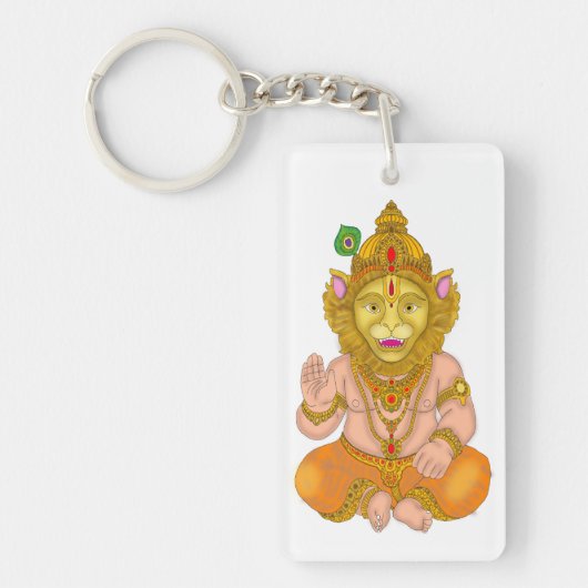 Lord Narsimha Keychain キーホルダー (正面)