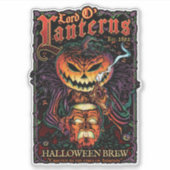 Lord O’ Lanterns Die-Cut Sticker – Halloween Brew シール (正面)