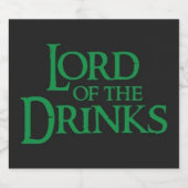 Lord of the Drinks スパークリングワインラベル (シングルラベル)