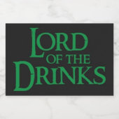 Lord of the Drinks リキュールボトルラベル (シングルラベル)