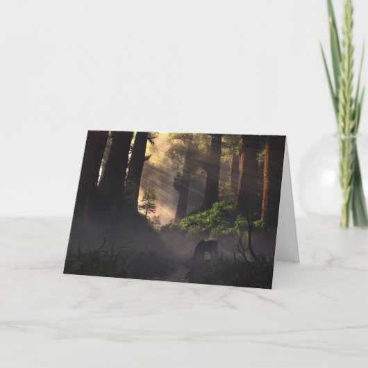 Lord of the Forest Greeting Card カード (正面)