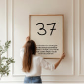 Lord Psalm 37 Wall Artに信頼 ポスター