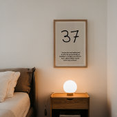 Lord Psalm 37 Wall Artに信頼 ポスター