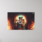 Lord Radha Krishna Canvas Print Picture 2 キャンバスプリント (正面)
