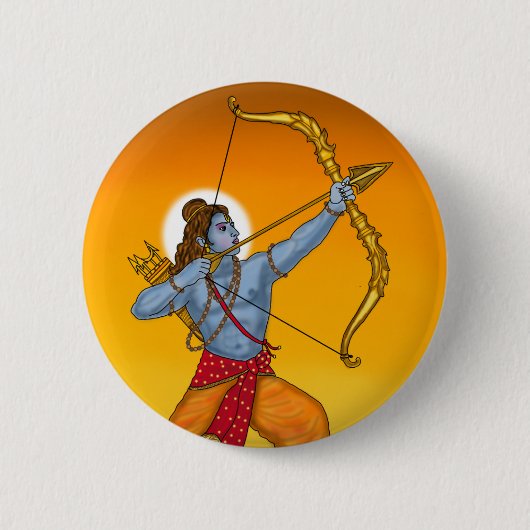 Lord Rama Button 缶バッジ (正面)