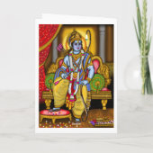 Lord Rama Greeting Card カード (裏面)