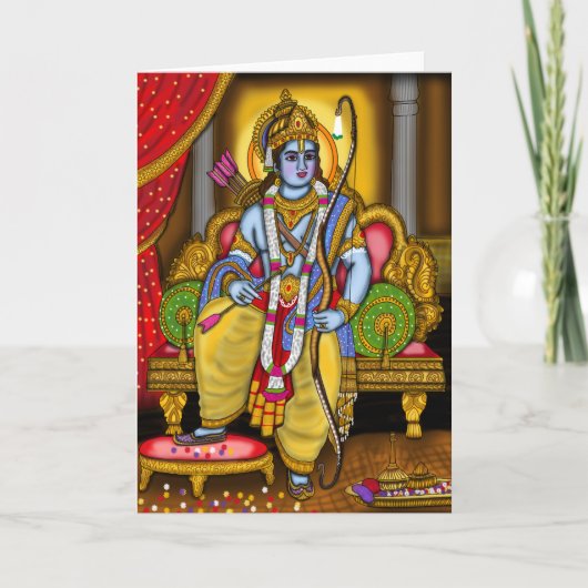 Lord Rama Greeting Card カード (正面)
