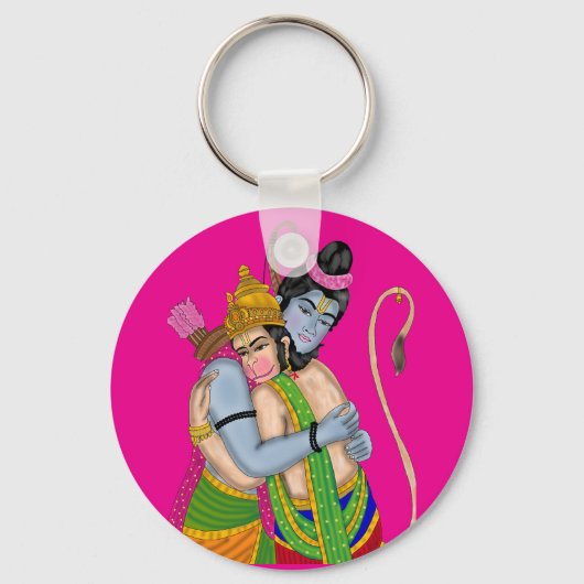 Lord Rama & Hanuman Keychain キーホルダー (正面)
