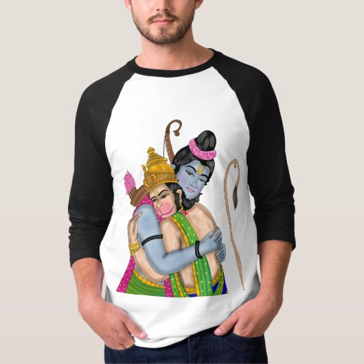 Lord Rama & Hanuman  Tシャツ (正面)
