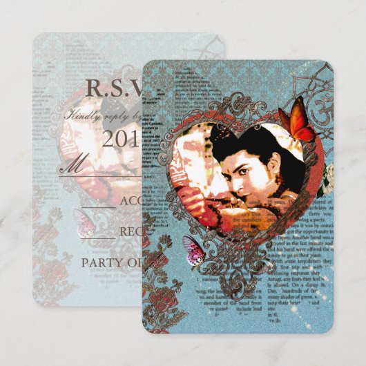 Lord Rama II - RSVP / Reply Card (正面/裏面)