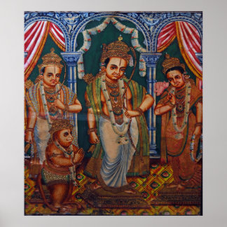 Lord Rama, Sita, lakshmanna, Hunuman.DSC_7577 ポスター