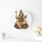 Lord Shiva Clock ラージ壁時計 (ホーム)