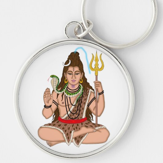 Lord Shiva Keychain キーホルダー (正面)
